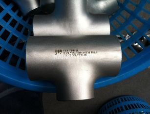 China Fittings de tuberías ASTM A403 Acero de aleación forjado / acero inoxidable igual tee, 304L 316L 310S 904L 2205 proveedor