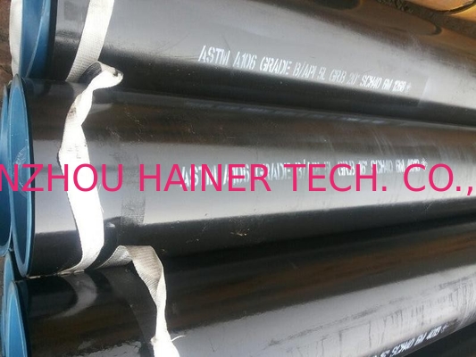 API 5L Gr.B / ASTM A106/A 53 Gr.B Tubo sin costuras de acero al carbono, 16 